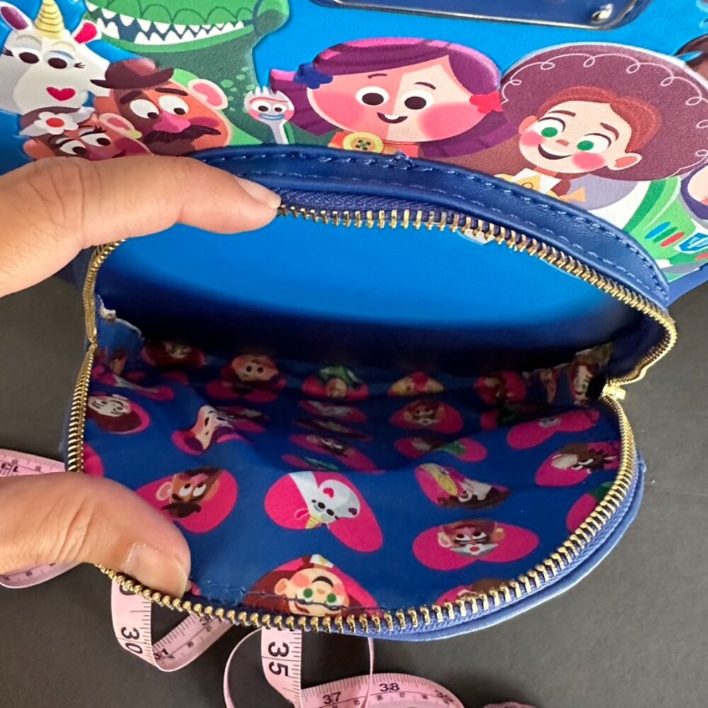 Loungefly Pixar Moment Woody & Bo Peep Mini Backpack and Wallet Toy Story 4 - Picture 7 of 16